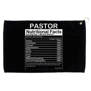 Pastor Appreciation Gift Cool Preacher Grommeted Golf Towel