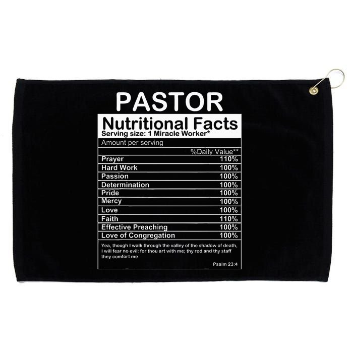 Pastor Appreciation Gift Cool Preacher Grommeted Golf Towel