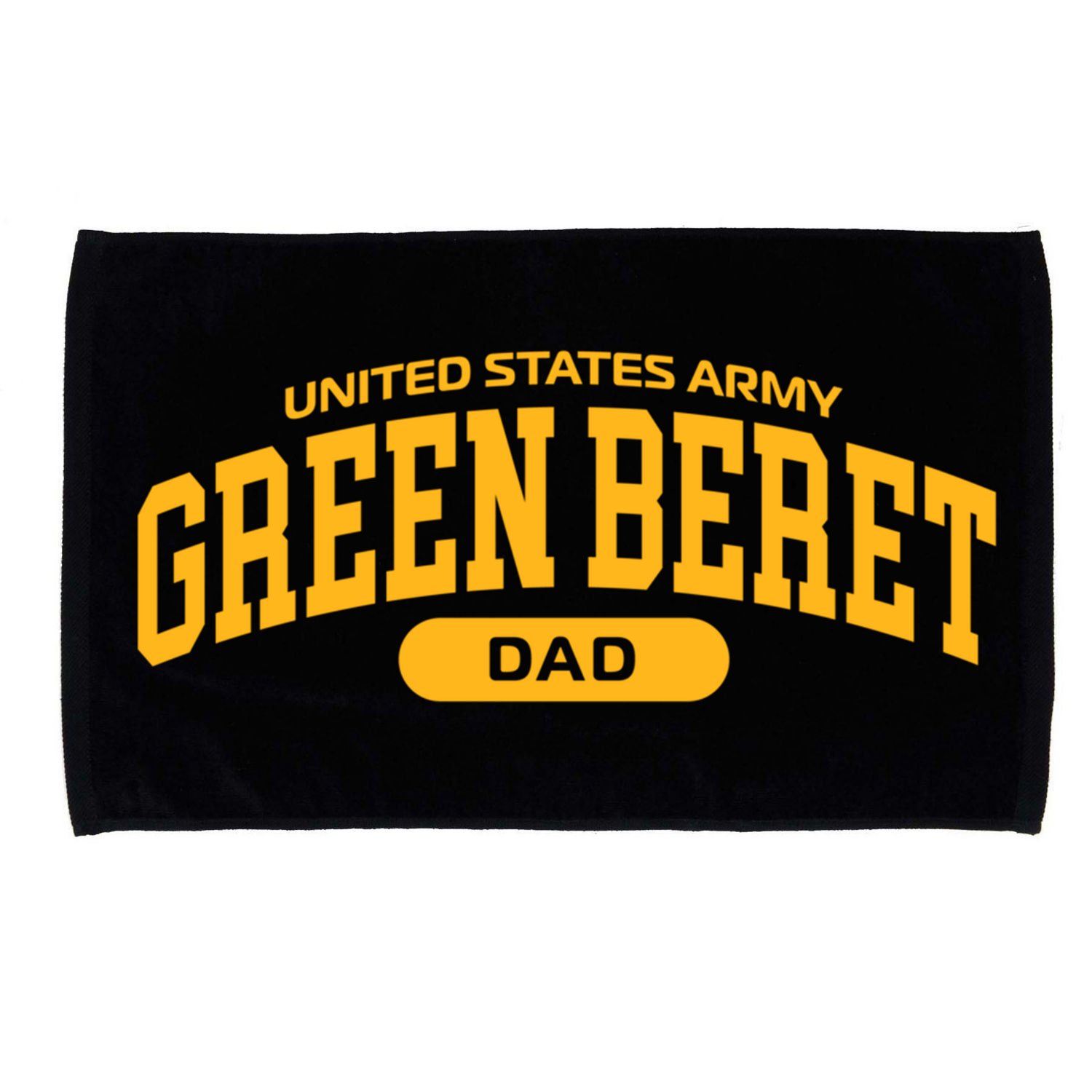 Proud Army Green Beret Dad Meaningful Gift Microfiber Hand Towel