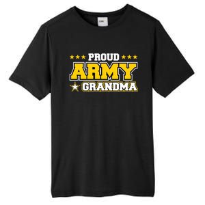 Proud Army Grandma Gift Us Military Grandma Family Tall Fusion ChromaSoft Performance T-Shirt