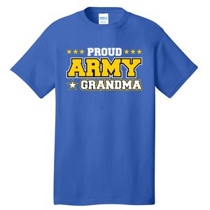 Proud Army Grandma Gift Us Military Grandma Family Tall T-Shirt