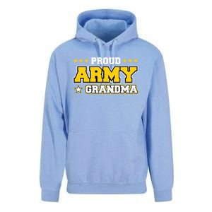 Proud Army Grandma Gift Us Military Grandma Family Unisex Surf Hoodie