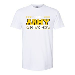 Proud Army Grandma Gift Us Military Grandma Family Softstyle CVC T-Shirt