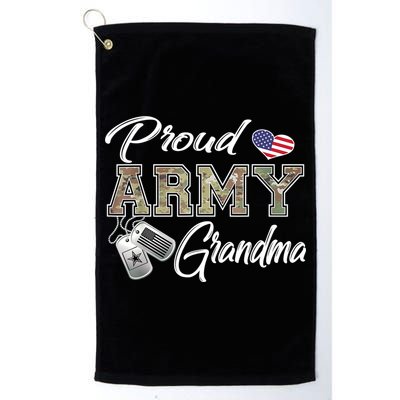 Proud Army Grandma Shirt Military Pride Golf Towel