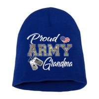 Proud Army Grandma Shirt Military Pride Short Acrylic Beanie