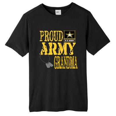 Proud Army Grandma Gift Military Pride Sweater Gift Tall Fusion ChromaSoft Performance T-Shirt