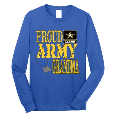 Proud Army Grandma Gift Military Pride Sweater Gift Long Sleeve Shirt