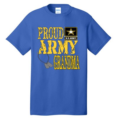 Proud Army Grandma Gift Military Pride Sweater Gift Tall T-Shirt