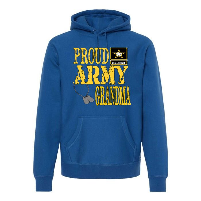 Proud Army Grandma Gift Military Pride Sweater Gift Premium Hoodie