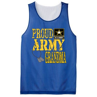 Proud Army Grandma Gift Military Pride Sweater Gift Mesh Reversible Basketball Jersey Tank