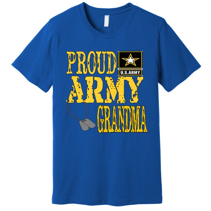 Proud Army Grandma Gift Military Pride Sweater Gift Premium T-Shirt