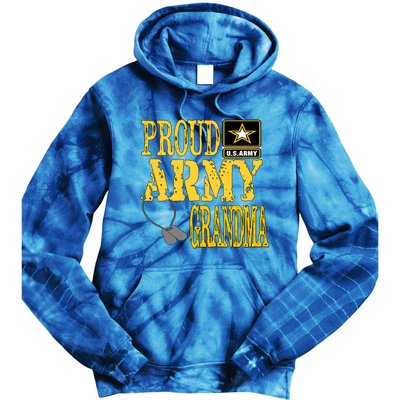 Proud Army Grandma Gift Military Pride Sweater Gift Tie Dye Hoodie