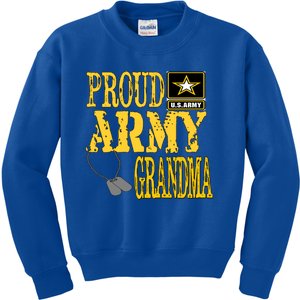 Proud Army Grandma Gift Military Pride Sweater Gift Kids Sweatshirt