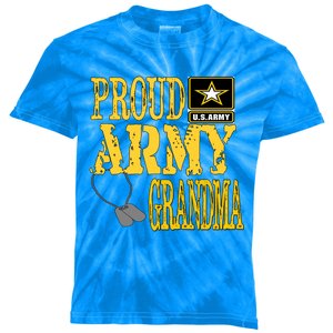 Proud Army Grandma Gift Military Pride Sweater Gift Kids Tie-Dye T-Shirt