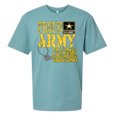 Proud Army Grandma Gift Military Pride Sweater Gift Sueded Cloud Jersey T-Shirt