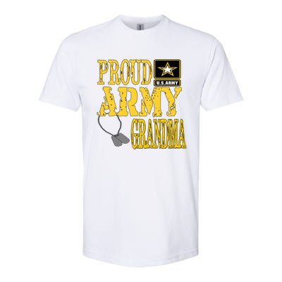 Proud Army Grandma Gift Military Pride Sweater Gift Softstyle CVC T-Shirt