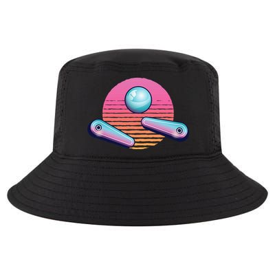 Pinball Arcade Game Machine 80s Retro Gamer Vintage Gaming Cool Comfort Performance Bucket Hat