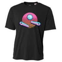 Pinball Arcade Game Machine 80s Retro Gamer Vintage Gaming Cooling Performance Crew T-Shirt