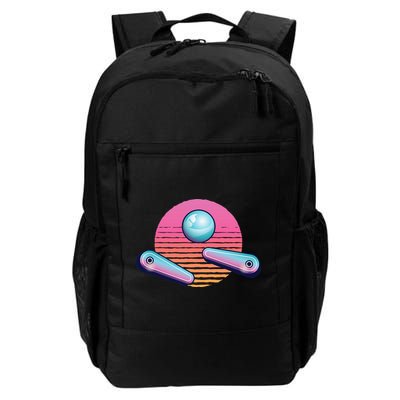 Pinball Arcade Game Machine 80s Retro Gamer Vintage Gaming Backpack