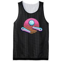 Pinball Arcade Game Machine 80s Retro Gamer Vintage Gaming Mesh Reversible Basketball Jersey Tank