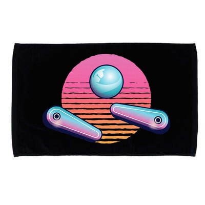 Pinball Arcade Game Machine 80s Retro Gamer Vintage Gaming Microfiber Hand Towel