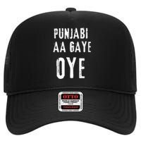 Punjabi Aa Gaye Oye Tonight Diljit Dosanjh High Crown Mesh Back Trucker Hat