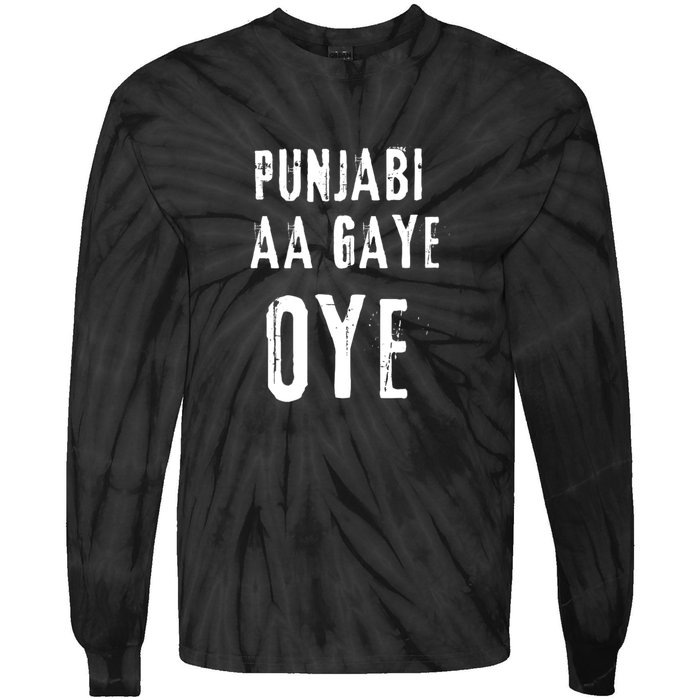 Punjabi Aa Gaye Oye Tonight Diljit Dosanjh Tie-Dye Long Sleeve Shirt