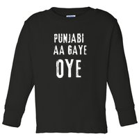 Punjabi Aa Gaye Oye Tonight Diljit Dosanjh Toddler Long Sleeve Shirt