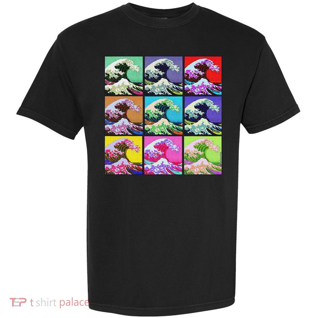 Pop Art Great Wave Fine Art Garment-Dyed Heavyweight T-Shirt