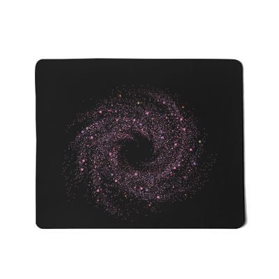 Physicist Astronaut Gift Idea Quantum Physics Spiral Galaxy Mousepad