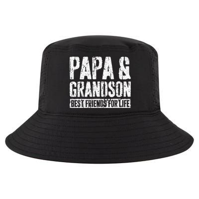 Papa And Grandson Best Friends For Life Cool Comfort Performance Bucket Hat