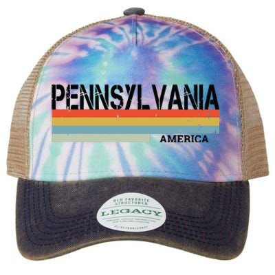 Pennsylvania America Gift Legacy Tie Dye Trucker Hat