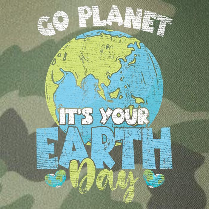 Planet Anniversary Go Planet Its Your Earth Day Legacy Tie Dye Trucker Hat