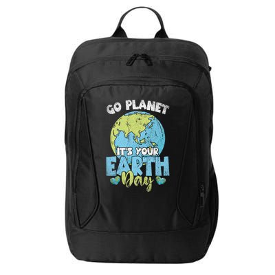 Planet Anniversary Go Planet Its Your Earth Day City Backpack