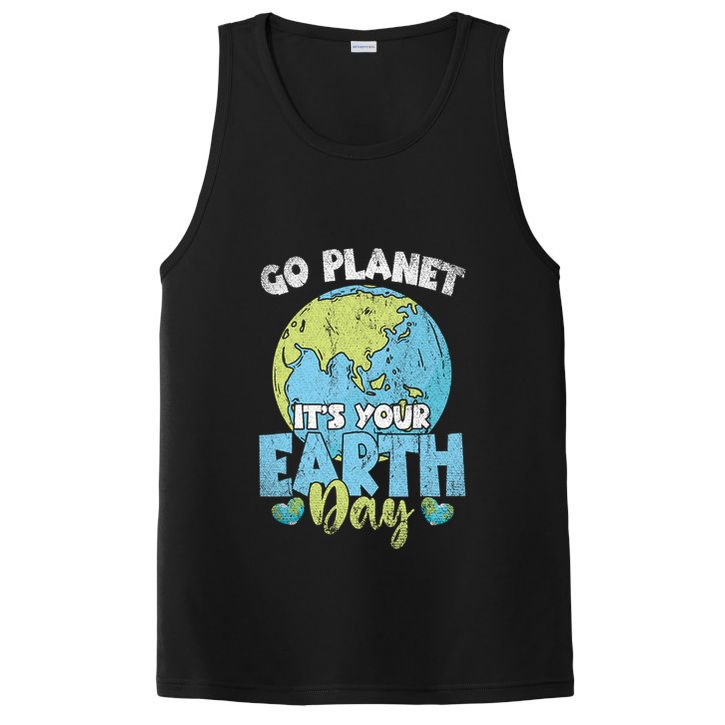 Planet Anniversary Go Planet Its Your Earth Day PosiCharge Competitor Tank