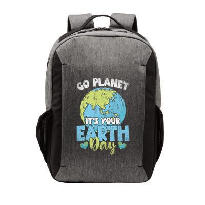 Planet Anniversary Go Planet Its Your Earth Day Vector Backpack