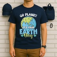 Planet Anniversary Go Planet Its Your Earth Day T-Shirt