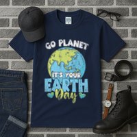 Planet Anniversary Go Planet Its Your Earth Day Tall T-Shirt