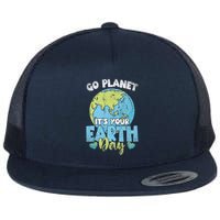 Planet Anniversary Go Planet Its Your Earth Day Flatbill Hat