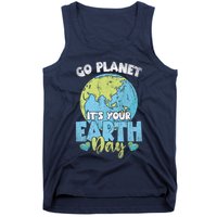 Planet Anniversary Go Planet Its Your Earth Day Tank Top