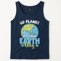 Planet Anniversary Go Planet Its Your Earth Day Tank Top