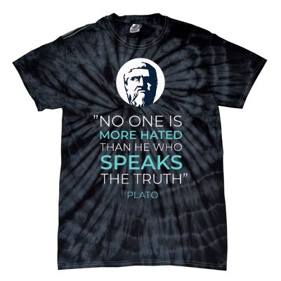 Plato Ancient Greek Philosophy Quote Tie-Dye T-Shirt