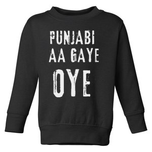 Punjabi Aa Gaye Oye Diljit Dosanjh Fun Toddler Sweatshirt