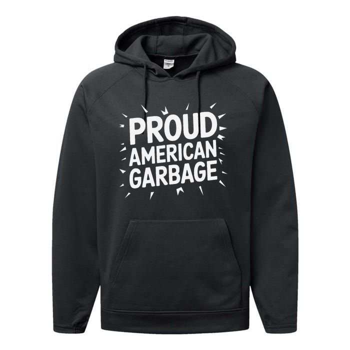 Proud American Garbage Performance Fleece Hoodie