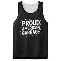 Proud American Garbage Mesh Reversible Basketball Jersey Tank