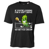 Pickleball Art Grandpa Gag Pickle Ball Player Cooling Performance Crew T-Shirt