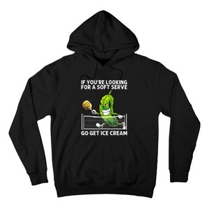 Pickleball Art Grandpa Gag Pickle Ball Player Hoodie