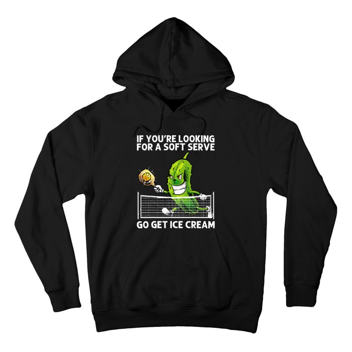 Pickleball Art Grandpa Gag Pickle Ball Player Hoodie