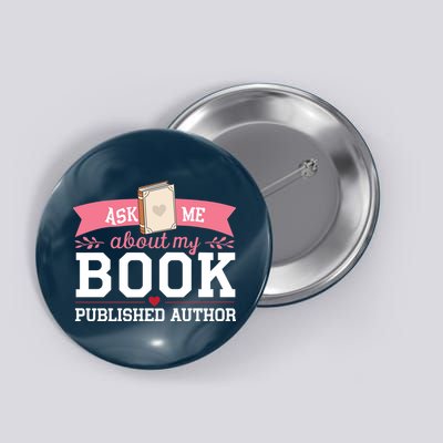 Published Author Gift For Writers Est 2025 Button