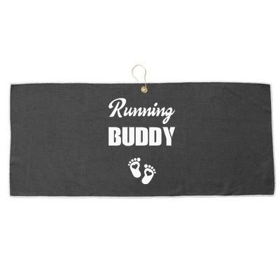 Pregnancy Announcement Gender Running Buddy Pouch Boy Girl Large Microfiber Waffle Golf Towel